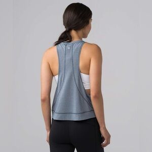 LULULEMON pace perfect tank top, Heather gray